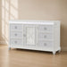 Abigale - 6 Drawer Dresser With LED (Includes Dresser Only, Mirror Not Included) - White Matrix Furniture Group