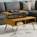 Hunter - Lift Top Coffee With Hidden Storage - Oak Simpli-Home