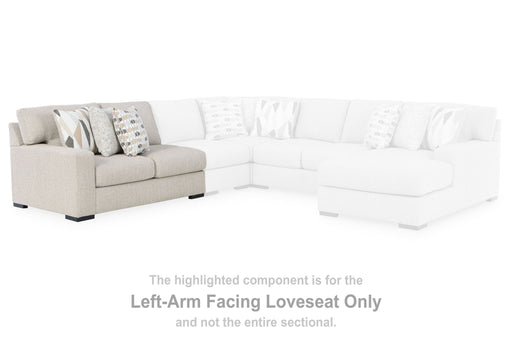 LaureLGrove - LAF Loveseat - Pebble Benchcraft®