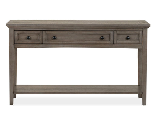 Paxton Place - Rectangular Sofa Table - Dovetail Gray Magnussen Furniture