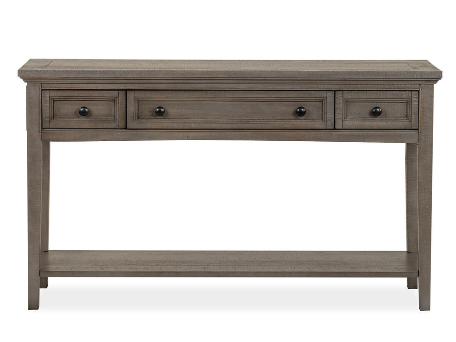 Paxton Place - Rectangular Sofa Table - Dovetail Gray Magnussen Furniture