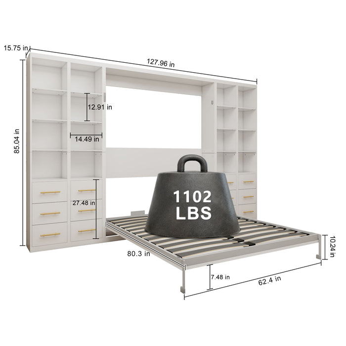 Multifunctional Vertical Murphy Wall Bed Home Essentials
