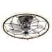 Ceiling Fan With Light And Remote Control, 6 Speeds, 3 Color Options - Matte Black Daily Nest