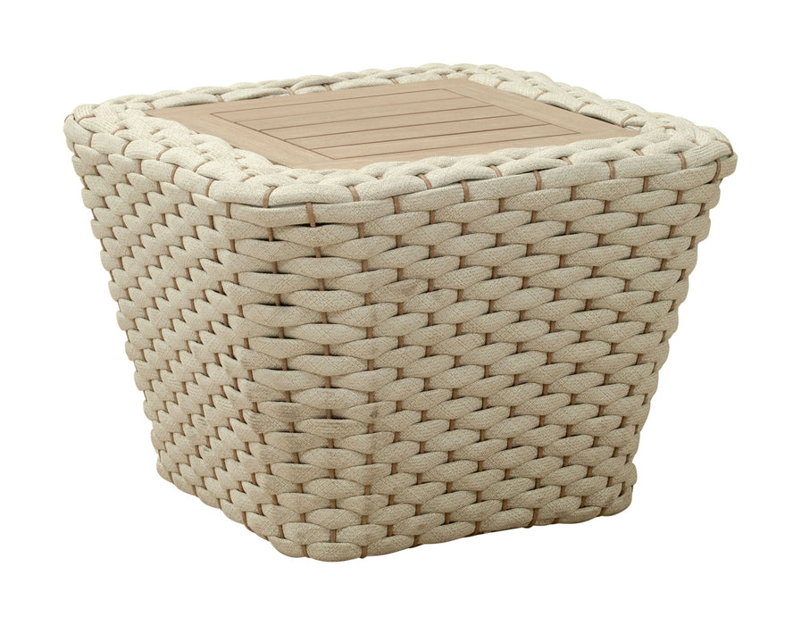 Antul - Outdoor Coffee Table - White & Natural