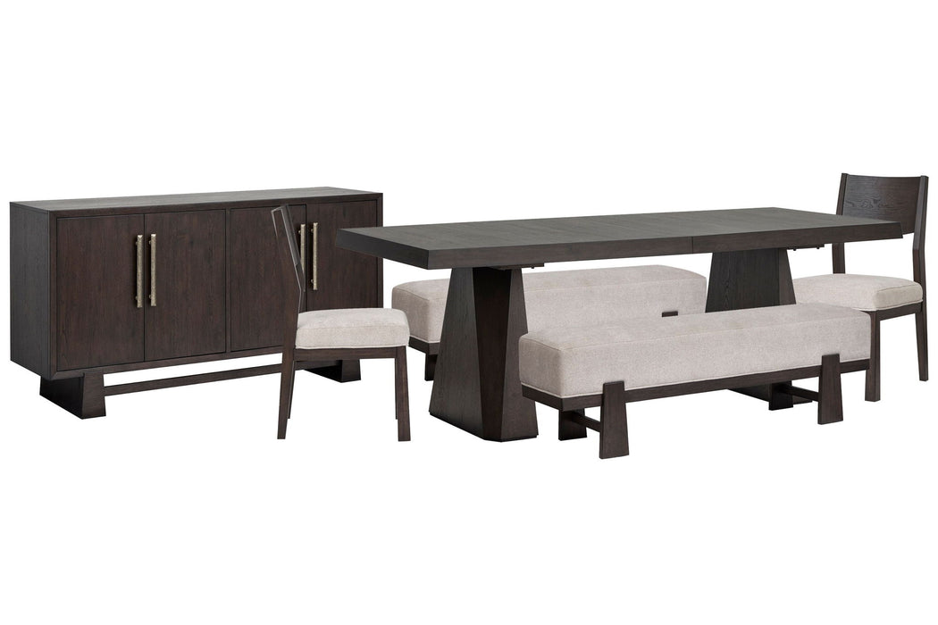 Tauren - Double Pedestal Dining Table Set Magnussen Furniture