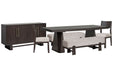Tauren - Double Pedestal Dining Table Set Magnussen Furniture