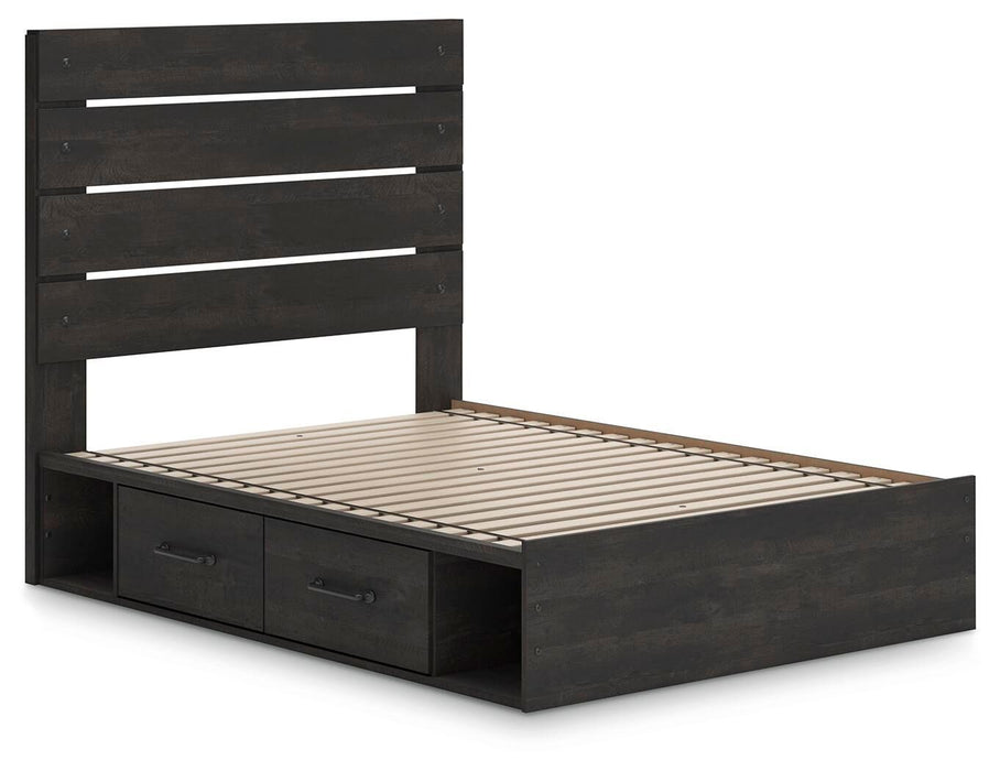 Hollivern - Panel Bed With Storage Signature Design by Ashley®