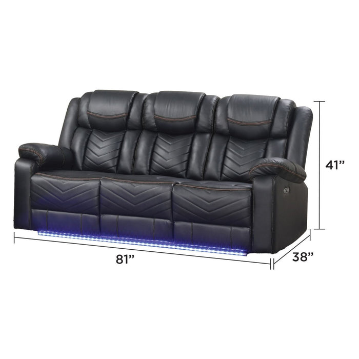 Challenger - LED Power Recliner Sofa Matrix Furniture Group