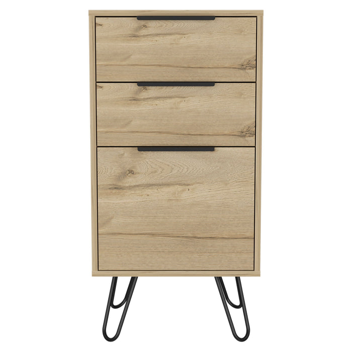 Three Drawer Standard Chest - Natural
