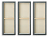 Larrondale - Wall Art Set (Set of 3) - Black / Gray / Brown Signature Design by Ashley®