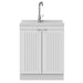 Murphy - Laundry Cabinet & Faucet And Stainless Steel Sink Simpli-Home