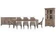Lancaster - 11 Piece Extendable Rectangular Dining Table Set Magnussen Furniture