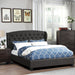 Bed With Adjustable Button Tufted Headboard Home Essentials