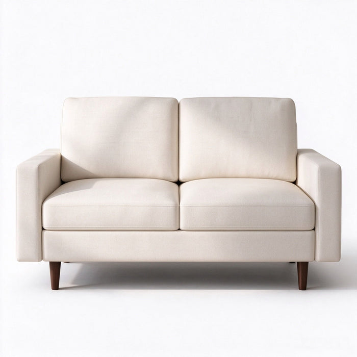 2 Seat Loveseat Sofa, Loose Back Cushion For Living Room US Pride