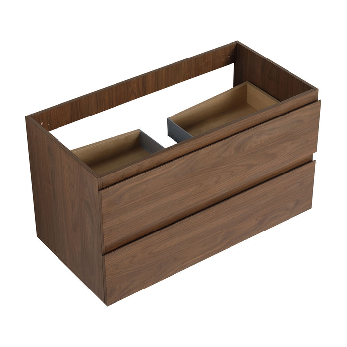 Wall Mounted Bathroom Vanity Cabinet, Soft Close Drawers (Vanity Only) Home Essentials