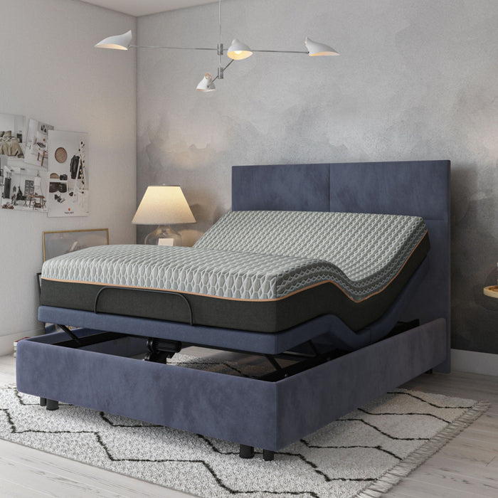 Copper Lux Hybrid - 12" Mattress With Copper Infused Contouring Memory Comfort Layer And Supportive Coil System