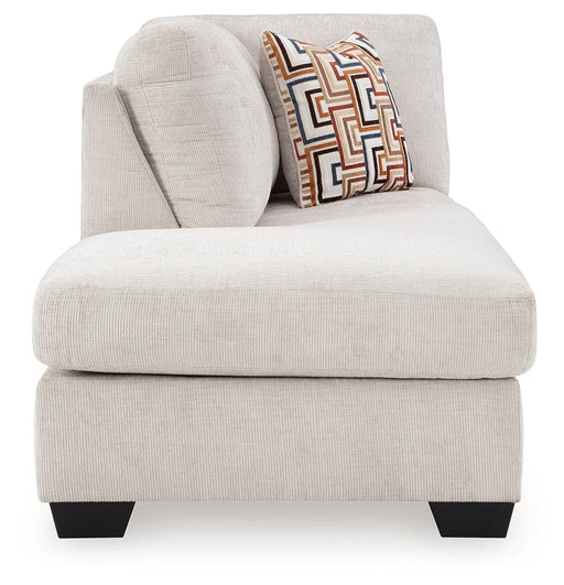 Aviemore - Laf Corner Chaise - Stone Signature Design by Ashley®