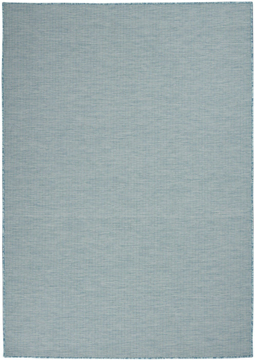 5' X 7' Power Loom Area Rug - Aqua