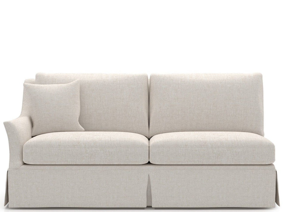 Henri - Skirted Loveseat LAF, Special Order - White Universal Furniture