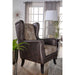 Brookridge - Wingback Accent Club Chair - Brown Furniture Max