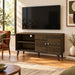 Amidon - TV Stand, With 2 Storage Shelves And 1 Cabinet US Pride