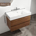Wall Mounted Bathroom Vanity And Sink, 2 Soft Close Drawers Home Essentials