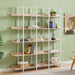 Vintage Industrial 5 Tier Bookcase Hearth and Haven
