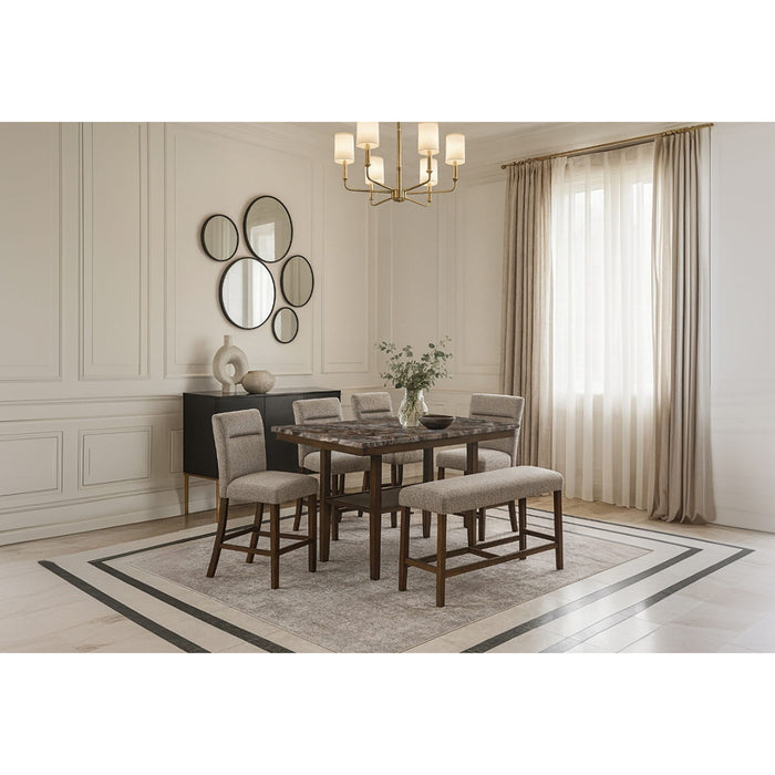 Marcello - Bar Bench - Brown Global Furniture USA