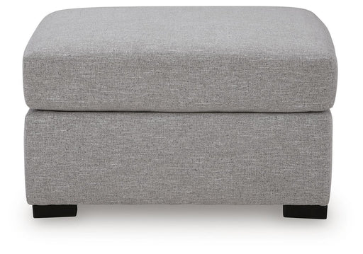 UrbanCrest - Oversized Accent Ottoman - Pewter Signature Design by Ashley®