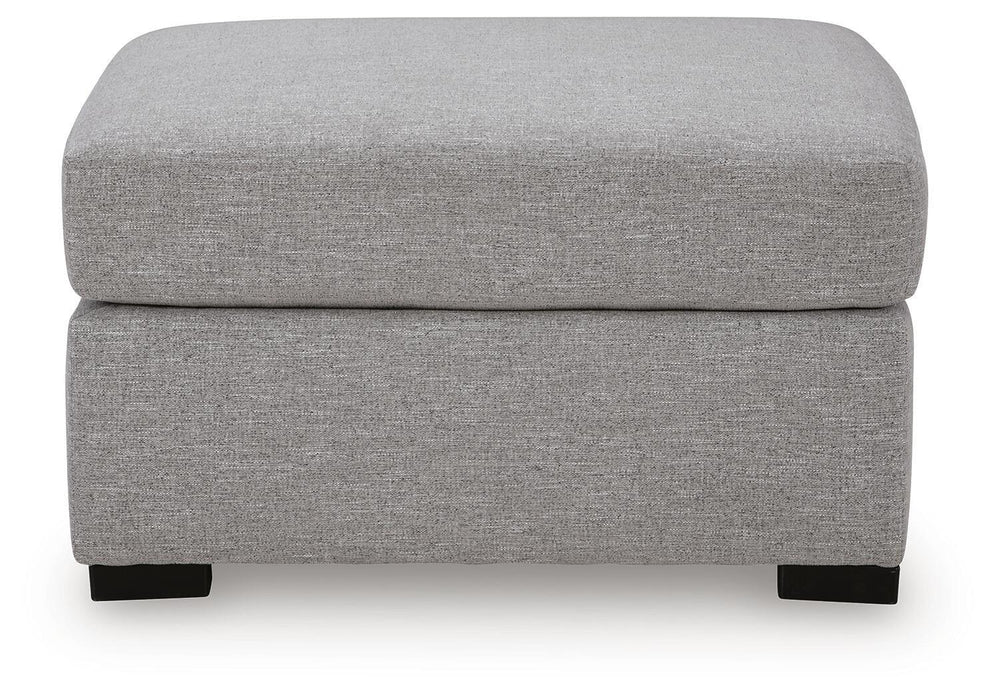 UrbanCrest - Oversized Accent Ottoman - Pewter Signature Design by Ashley®