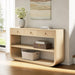 Console Table With 3 Soft Close Drawers & 2 Open Shelves Noble House