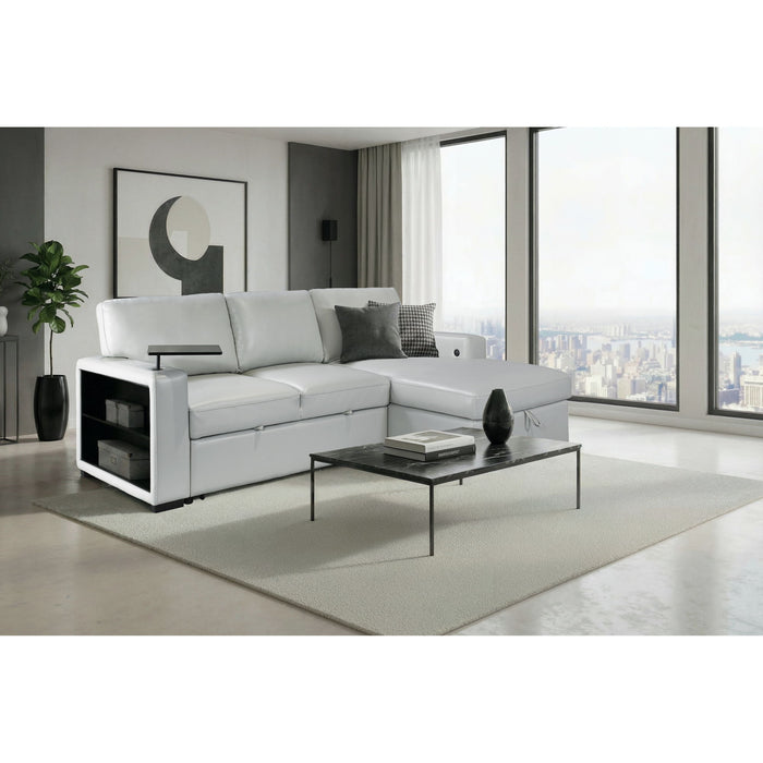 Tracey - Sofabed With Pullout - Silver Global Furniture USA