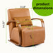 Swivel Accent Rotatable Ergonomic Single Chair For Living Room Home Essentials