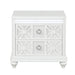 Abigale - 2 Drawer Nightstand With LED - White Matrix Furniture Group