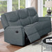 Modern Contemporary Style Recliner Sofa With Plush Armrest And Headrest Home Essentials