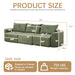 3 Seater With Thickened Armrests Sofa For Living Room Home Essentials