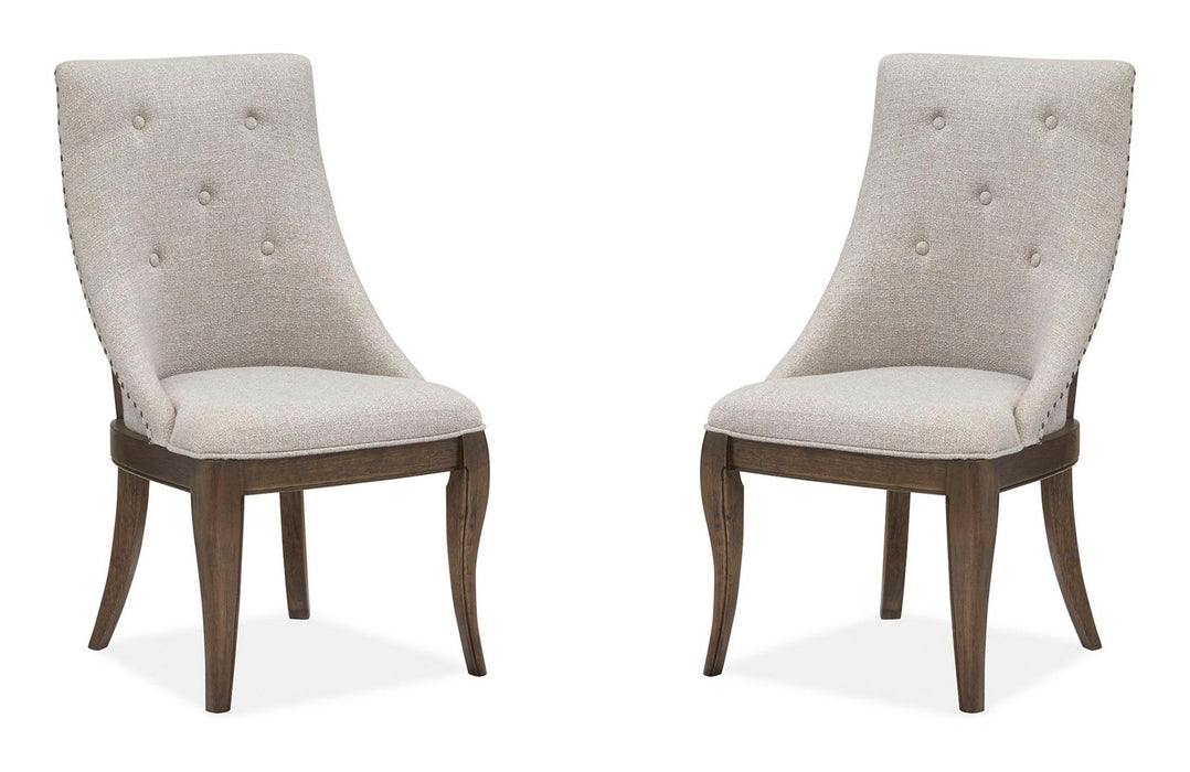 Roxbury Manor - Dining Arm Chair With Upholstered Seat and Back (Set of 2) - Homestead Brown Magnussen Furniture