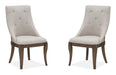 Roxbury Manor - Dining Arm Chair With Upholstered Seat and Back (Set of 2) - Homestead Brown Magnussen Furniture