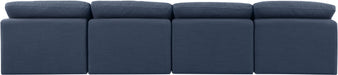 Indulge - Linen 4 Seat Modular Armless Sofa Meridian Furniture