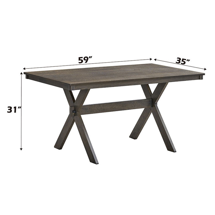 Marit - Dining Table - Gray ACME