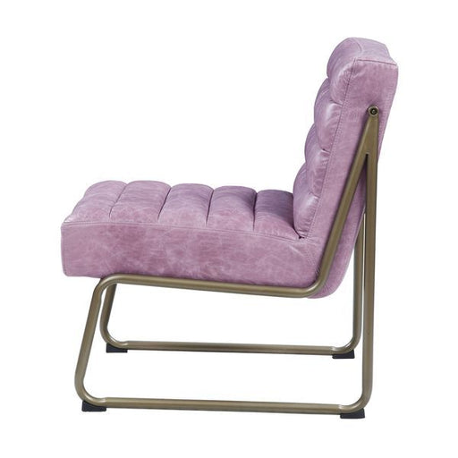 Loria - Accent Chair - Wisteria Top Grain Leather ACME
