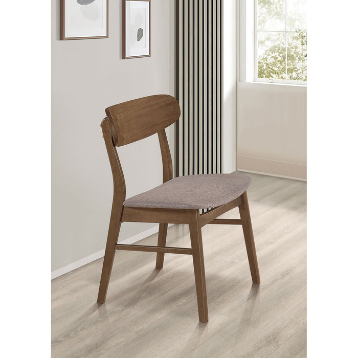 Whisten - Dining Side Chair (Set of 2) - Walnut Furniture Max