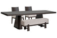 Tauren - 4 Piece Extendable Double Pedestal Dining Table Set Magnussen Furniture