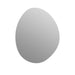 Asymmetrical Bathroom Wall Mirror - Silver Daily Nest