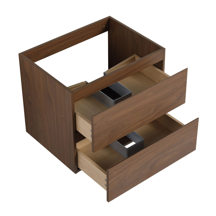 Wall Mounted Bathroom Vanity And Sink, 2 Soft Close Drawers Home Essentials