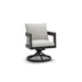 Salina Bay - Swivel Chair With Cushion (Set of 2) - Black / Gray Millennium® by Ashley