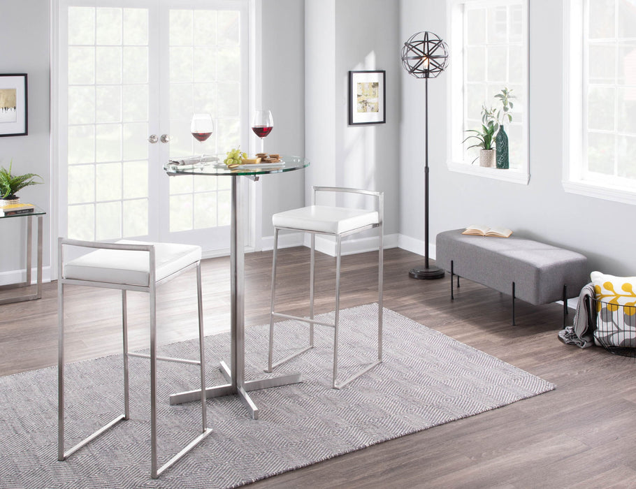Fuji - Contemporary And Elegant Design Stackable Barstool Lumi Source
