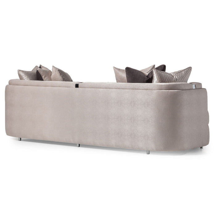 Carmela - Mansion Sofa - Zinc/Silver