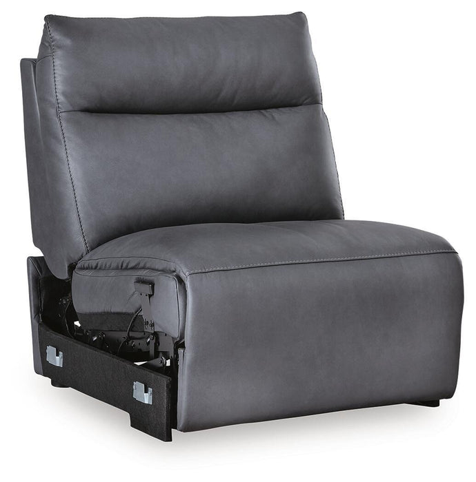 ModZ - Power Armless Recliner With Adjustable Headrest - Blue Benchcraft®
