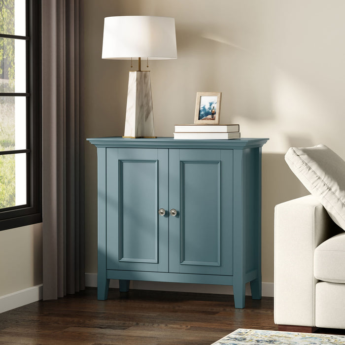 Amherst - Handcrafted Low Storage Cabinet Simpli-Home